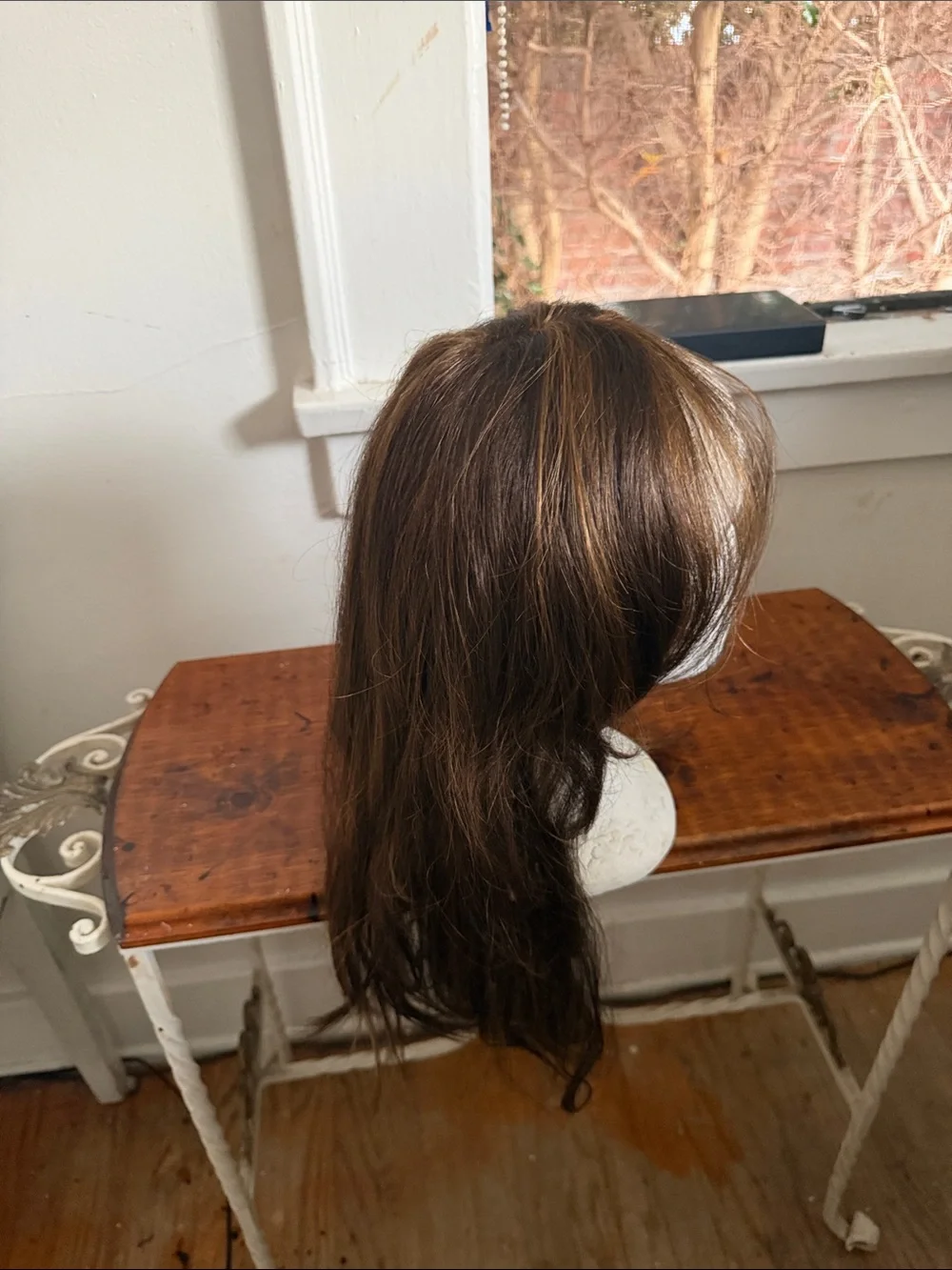 #312 Synthetic Long Topper- Chestnut Brown Women’s